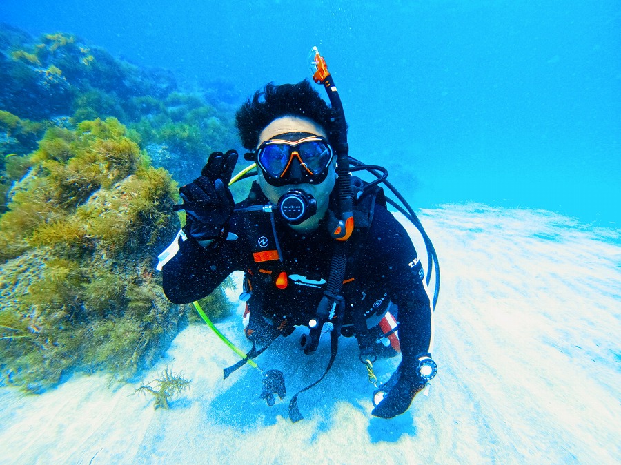 【マンツーマンで安心講習】夏の竹野でOWダイバー誕生！  行先：兵庫県・竹野